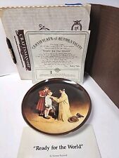 Ready For The World Norman Rockwell The Ones We Love Collector Plate Knowles picture