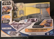 New Hasbro Star Wars The Mandalorian N-1 Starfighter Vehicle with Grogu picture
