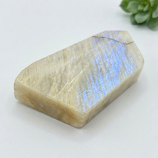 Natural Moonstone Crystal Polished Freeform Self Standing #1 picture