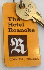 Hotel Roanoke, Roanoke, Virginia Hotel Room Key #428 Fob picture