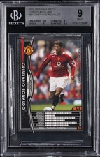 2004-05 PANINI WCCF EUROPEAN CLUBS ##59 CRISTIANO RONALDO BGS 9 picture