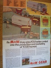 VINTAGE  M & W  GEAR CO ADVERTISING - M & W  WAGONS & GRAIN DRYERS picture
