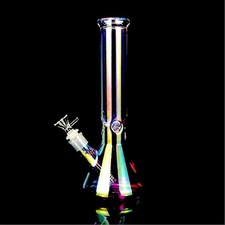 10 inch Heavy Glass Bong Water Pipe Smoking Bong Beaker + 14mm Bowl hookah USA picture