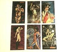1995 Vampirella GALLERY Femme Fatales CHROME Insert 6 CARD Set CHROMIUM CONNER picture