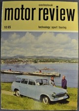 1965-1966 Czechoslovak Review Jawa CZ Motorcycle Skoda Sedan Excellent Original picture