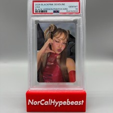 2026 BlackPink Deadline LISA LALISA Black Version Photocard PSA 10 GEM MINT B picture