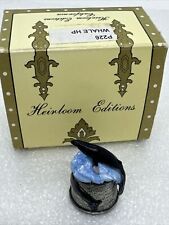 Vintage Thimble Heirloom Editions California Edition Pewter Whales On Water picture
