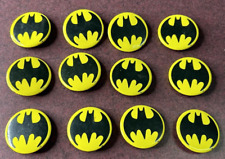 1989 Batman Button Collection DC Comics Pin Rare Original Lot of 12 Buttons picture