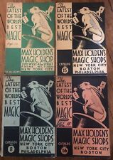 Max Holden's Magic Shops Catalogs #5 (1936), #8, #15, #16 picture