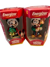 Disney Mickey Mouse & Minnie Mouse European Hand Blown Glass Christmas Ornaments picture