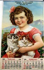 1939 Ad Calendar 