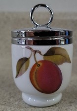 VTG Royal Worcester Porcelain Evesham Gold Egg Coddler Made In England picture