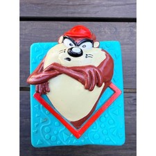 Vintage 1993 Looney Tunes Taz Tasmanian Devil Juice Box Holder picture