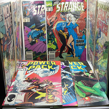 Marvel Comics Copper Age Comic Lot Doctor Strange Moon Knight Power pk 9 comics picture