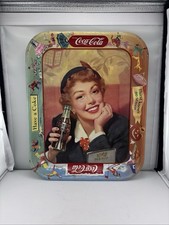Original 1950s Coca-Cola Metal Serving Tray