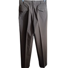 Surplus Vintage OD M-1952 1956 Army Pants Olive 100% Wool Trousers 50’s 34x35 picture