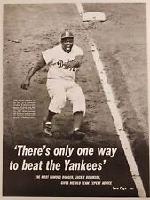 1963 Magazine Photos Yankees vs Dodgers Baseball Robinson,Koufax,Ford,Maris picture