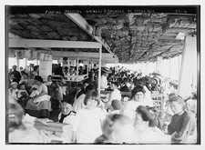 Photo:Floating Hospital Mothers Children Upper Deck 1910 Boat Interior picture
