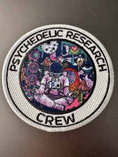 Psychedelic Research Crew Astronaut Mission Patch  3.5