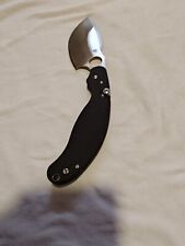 NEW UNUSED Spyderco (Factory Second) Parata - Black G10 - Satin VG10 picture