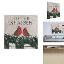 Trademark Fine Art Christmas Affinity X Two Birds by James Wiens 14x14 picture