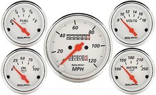 Autometer Arctic White Series Gauges|3409 picture