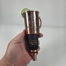 VERY RARE Tito's Handmade Vodka American Mule Pub Tap Handle Bar COPPER picture