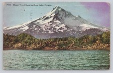 Atq/Vtg Post Card Mount Hood Showing Lost Lake Oregon N346 picture