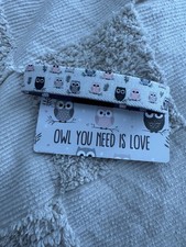 ZOX **OWL YOU NEED IS LOVE** #1396 Silver Single Medium New picture