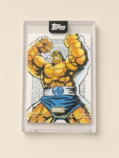 2026 Topps Mint Marvel The Thing 1/1 Sketch Andy Tiu Gold Foil Encased picture