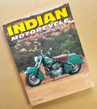 1932 - 1953 Indian Motorcycle Book Restoration Guide Scout Chief Jerry Hatfield picture