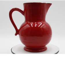 Emile Henry Pottery Pitcher Red Stoneware France picture