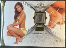 2013 Bench Warmer Jennifer Walcott Authentic Shoe Patch Gold Edition /50 Playboy picture