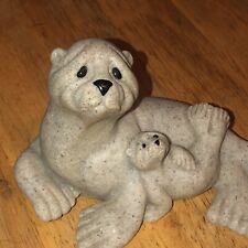 Vintage Quarry Critters Figurine Sea Lions Or Seals Sambo And Sushi ￼ Fun picture