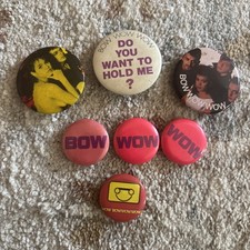 Vintage Bow Wow Wow Pins/Badges 1980s Original picture