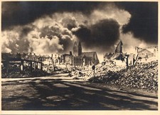 1943 Bombing of Hanover Germany in World War II Vintage Postcard picture