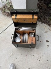 US ￼ Genuine Field Military Officer Mess Kit - Circa 1950s - Authentic Service picture