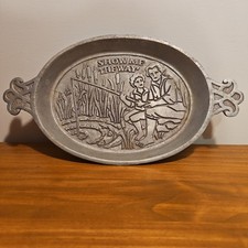 HOMCO Home Interiors Cast Iron Tray 