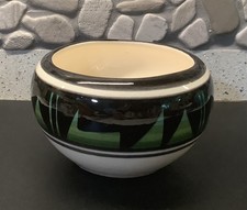 Native American UTE MTN Pottery By Ruth Root, Stunning Black & Green, Southwest picture