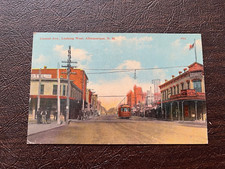 Lithograph Albuquerque New Mexico Street Scene on Central Avenue 1912 NICE picture