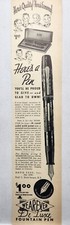 1937 WearEver Fountain Pen Original Print Ad Life Magazine 30's picture