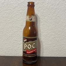 Vintage 1950s P.O.C. Pilsener On Call Beer 12oz Beer Bottle picture