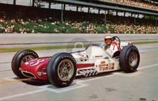 Johnny Boyd #33 Indy 500 Indianapolis Race Car 1950s RPPC Photo Postcard COPY picture