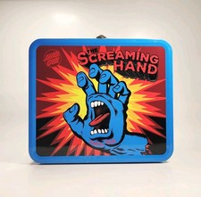 Santa Cruz Skateboards The Screaming Hand Metal Lunchbox Tin picture