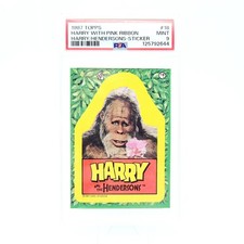 1987 Topps Harry and the Hendersons #18 Harry Pink Flower PSA 9 Pop 2 picture