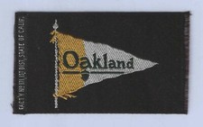 c1910 S100 Tobacco Silk - Automobile Pennants Series - Oakland Motor Car Co GM picture