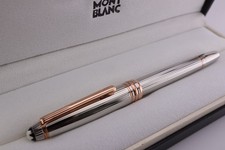 Montblanc Meisterstück Luxury Silver Rose Gold Rollerball Pen with Gift Box picture