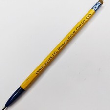 c1960s Iowa City, IA Ozark Airlines Inc Municipal Airport Ballpoint Ball Pen G42 picture