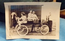 Circa 1920's Snapshot-Pony Wagon with Riders picture