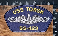 USS Torsk (SS-423) Tench-Class Submarine Commissioned in 1944 US Navy Patch picture